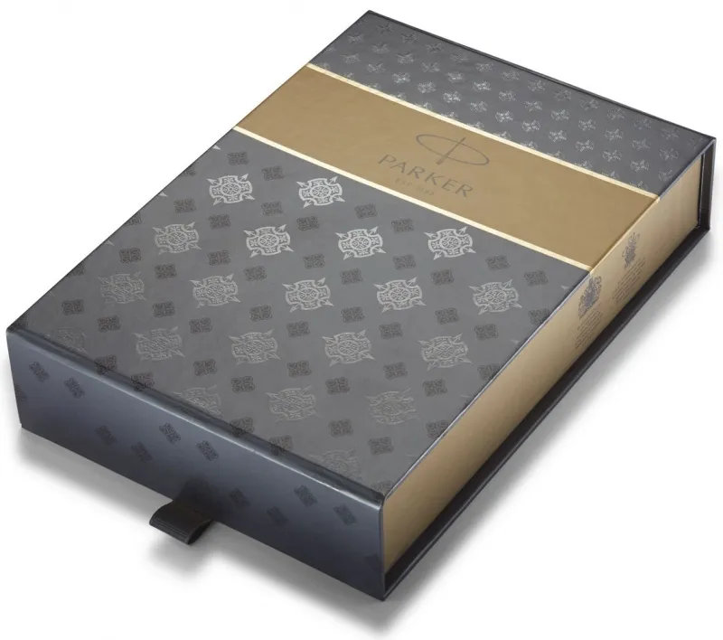 Набор: ручка Parker 5th Ingenuity Slim F501 + чехол